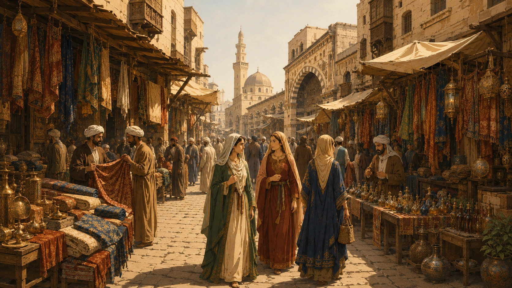 ماذا ارتدت نساء دمشق الأموية؟